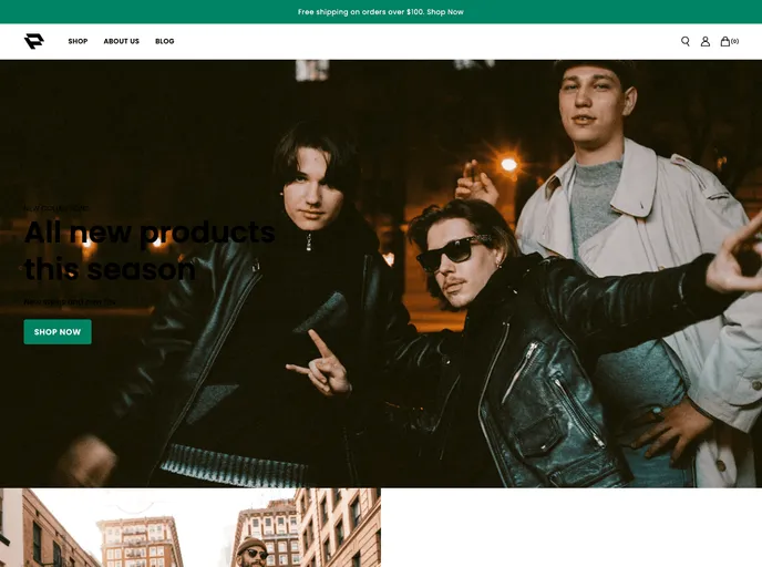 screenshot of Pack Hydrogen Theme Blueprint