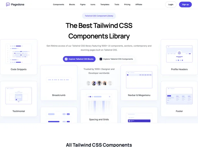 screenshot of Pagedone