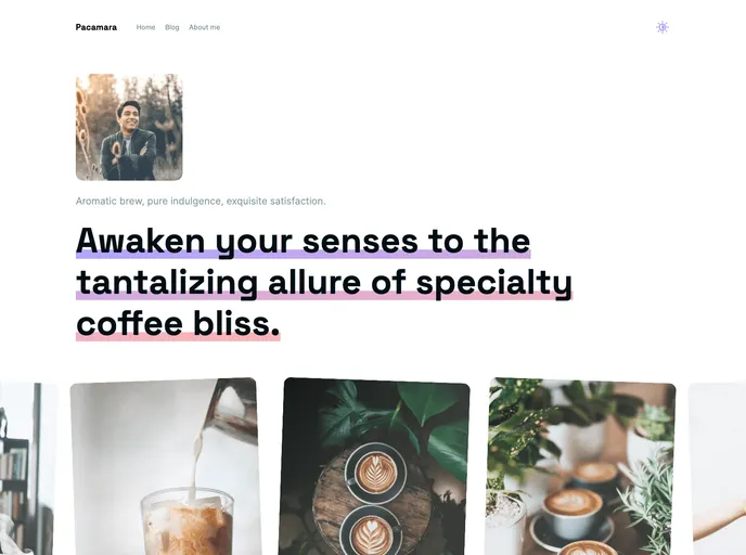 screenshot of Pacamara Astro