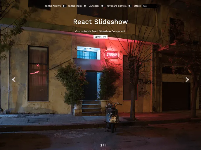 React Slidez screenshot
