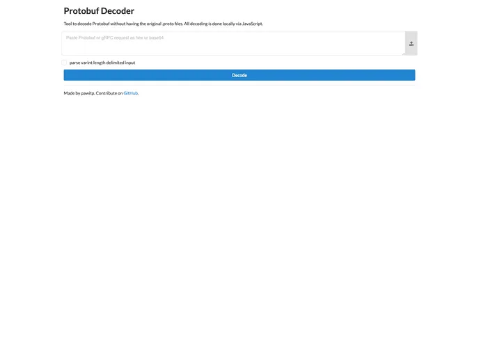 Protobuf Decoder