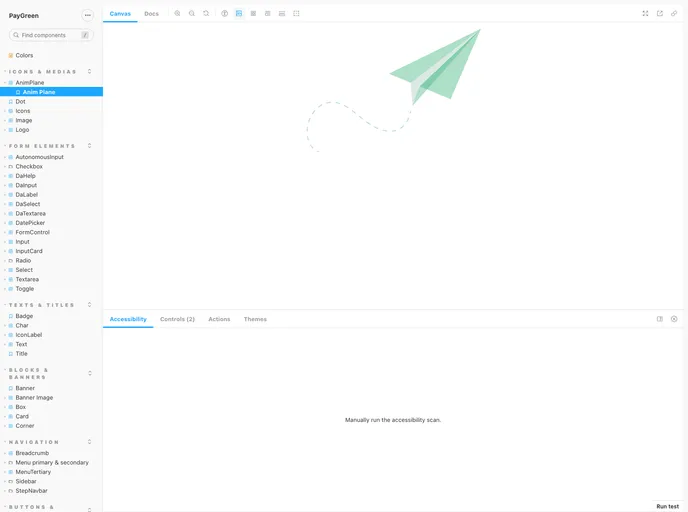 screenshot of Paygreen UI