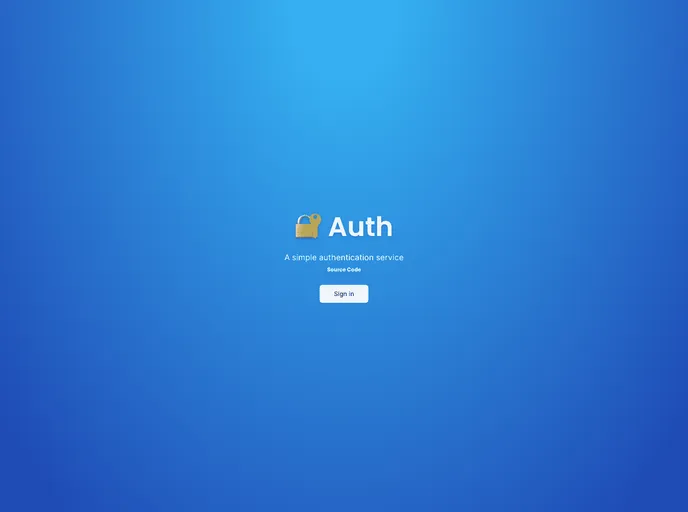 screenshot of Auth Next
