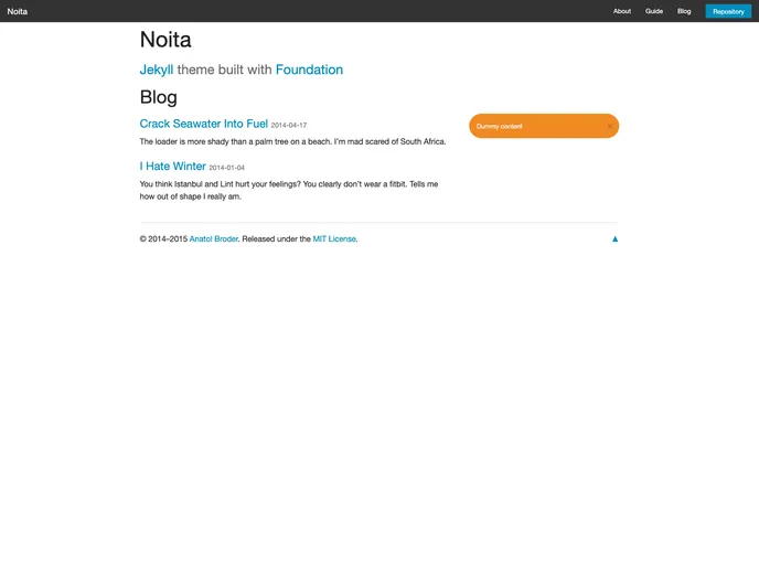 screenshot of Jekyll Noita