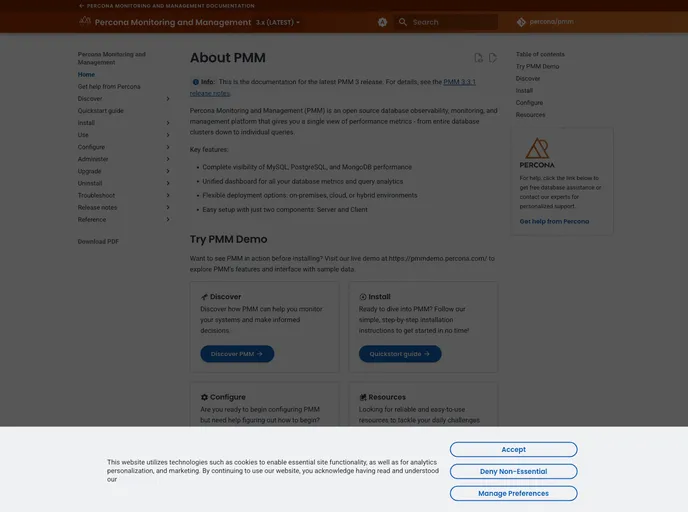 screenshot of Pmm Doc