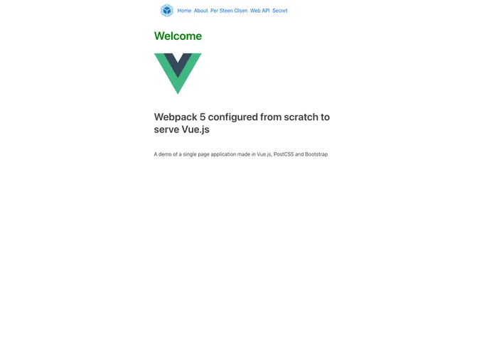 Webpack 5 Vue Boilerplate