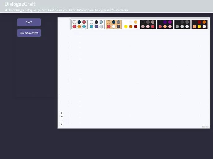 BranchingDialogueUI screenshot