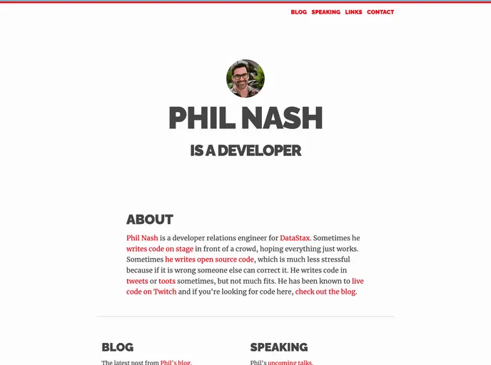 screenshot of Philna.sh