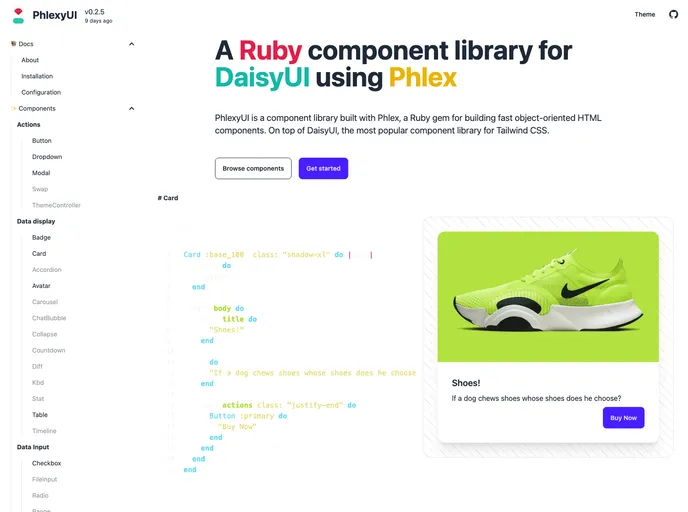 screenshot of Phlexy_ui