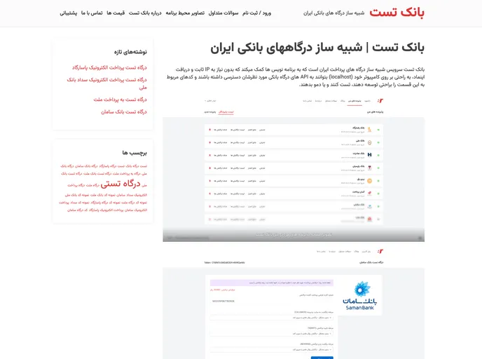 screenshot of Laravel Online Payment