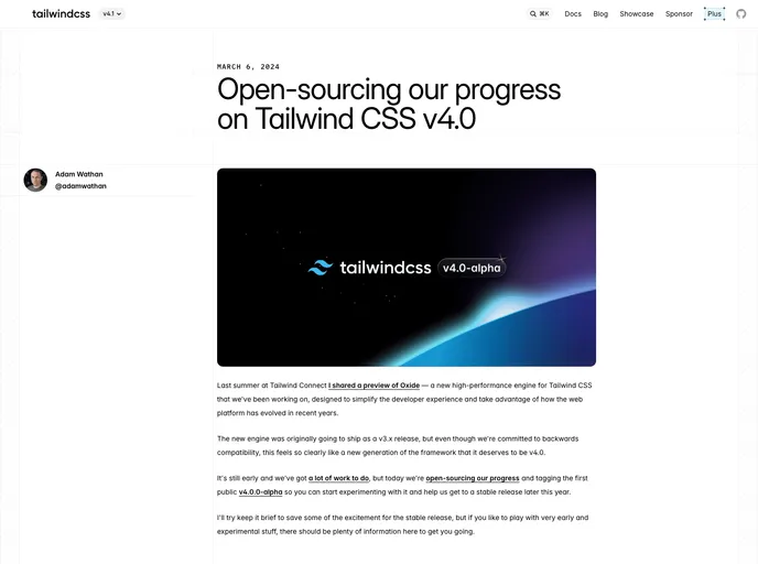 screenshot of Nuxt Tailwindcss4