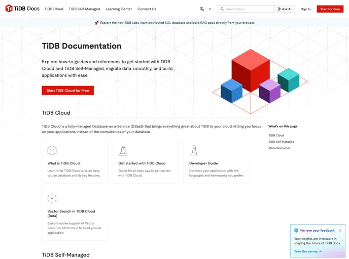 screenshot of Website Docs