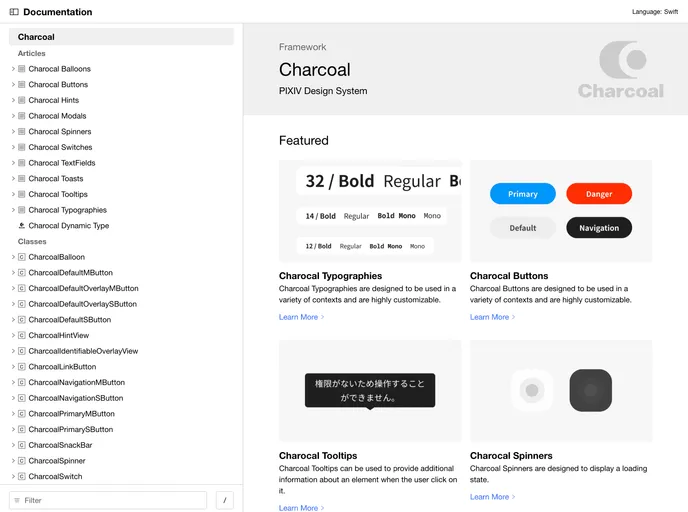 screenshot of Charcoal Ios