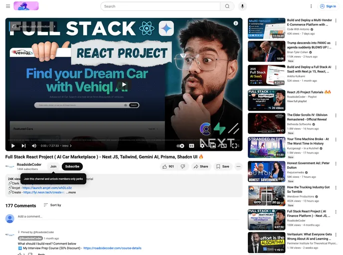 screenshot of AI Car Marketplace