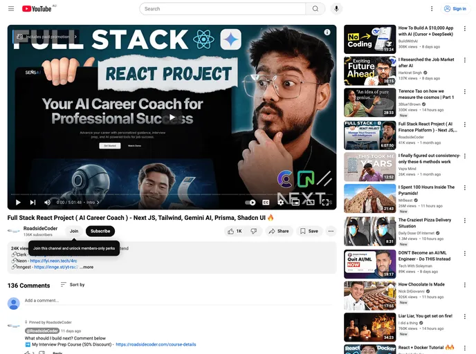 screenshot of AI Career Coach