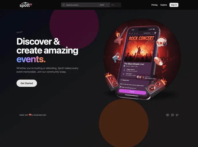 AI Event Organiser screenshot