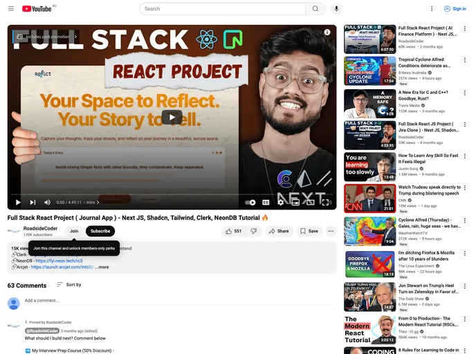 screenshot of Journal App