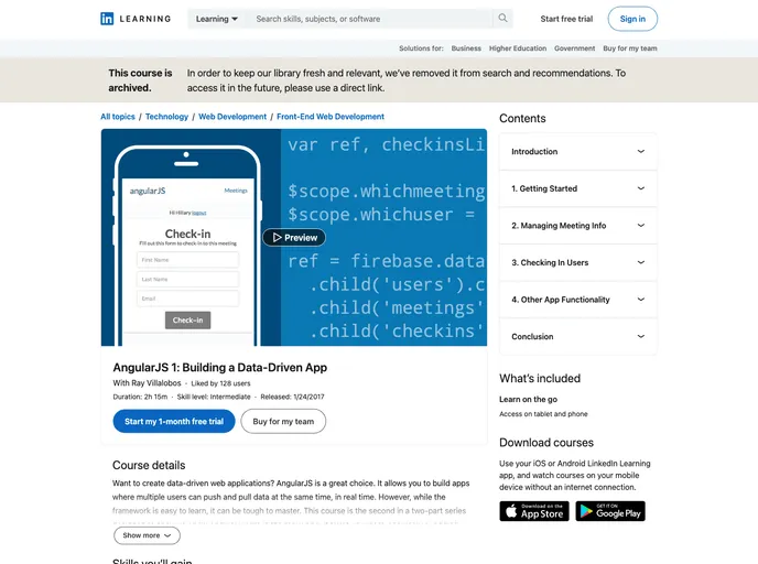screenshot of Angulardata
