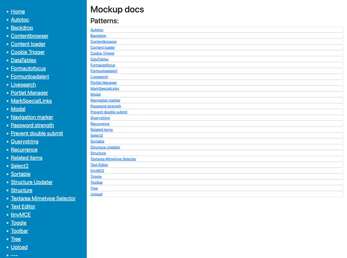 screenshot of Mockup