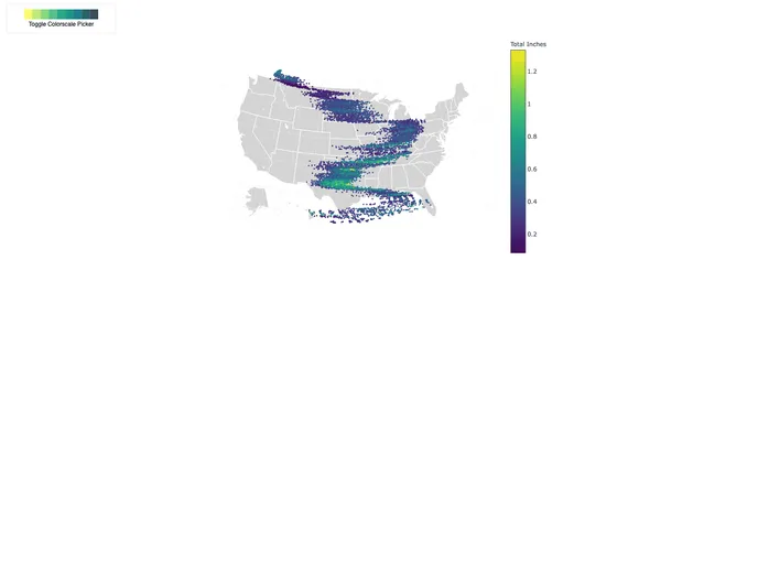 screenshot of React Colorscales
