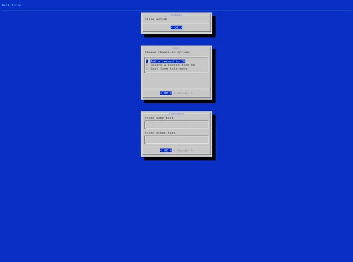 screenshot of Ncurses Css