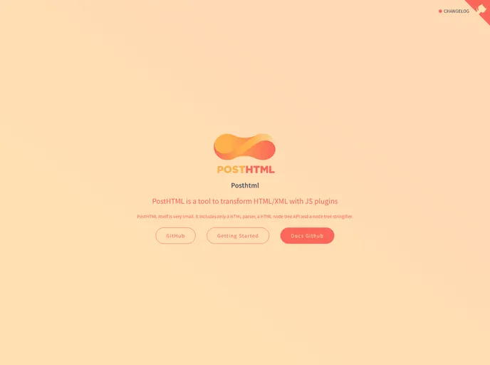 screenshot of Posthtml