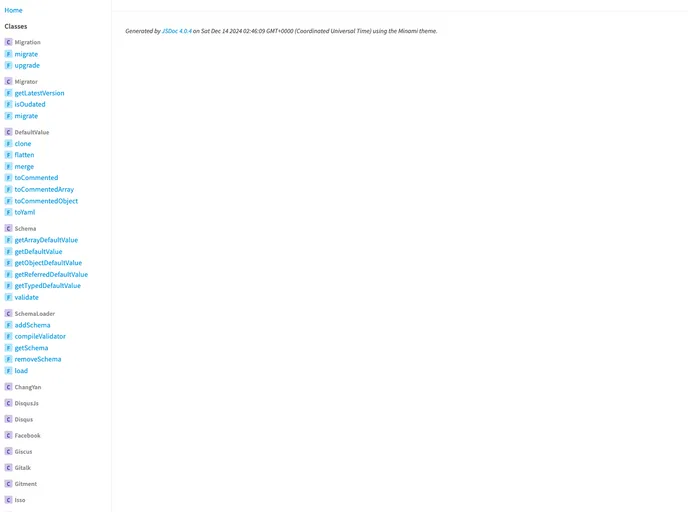 screenshot of Hexo Component Inferno