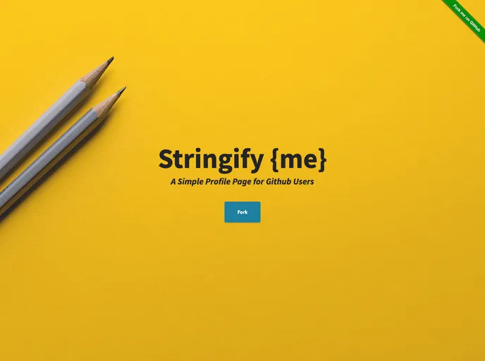 screenshot of Stringify.me