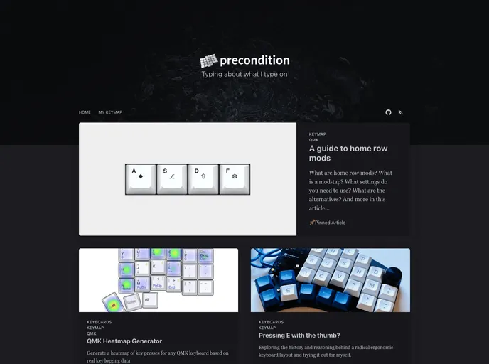 screenshot of Precondition.github.io