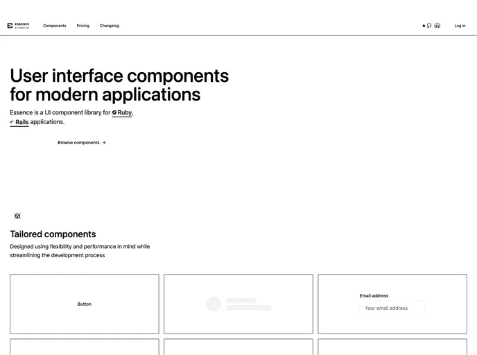 screenshot of Essence
