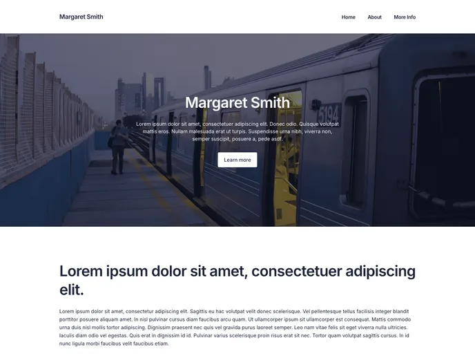screenshot of Nuxt Starter Prismic Multi Page