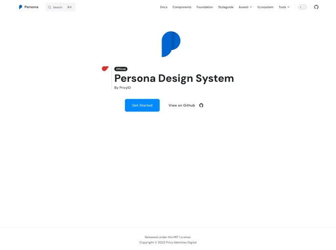 screenshot of Design System