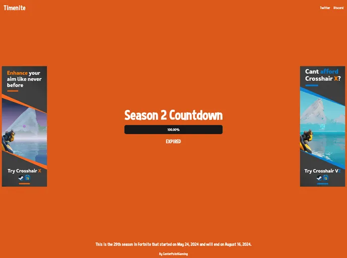 screenshot of Timenite