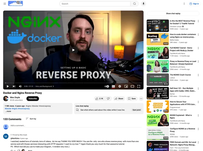 screenshot of Minimal Reverse Proxy Demo