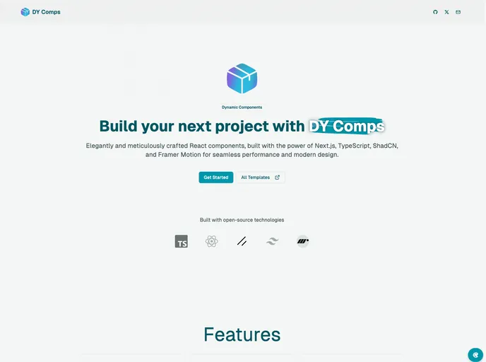 screenshot of Dy Comps