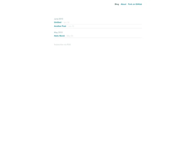 screenshot of Starter