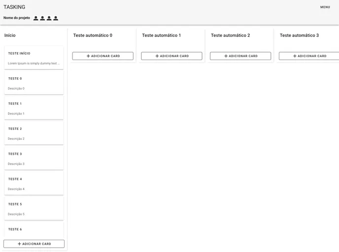 screenshot of Clone Trello