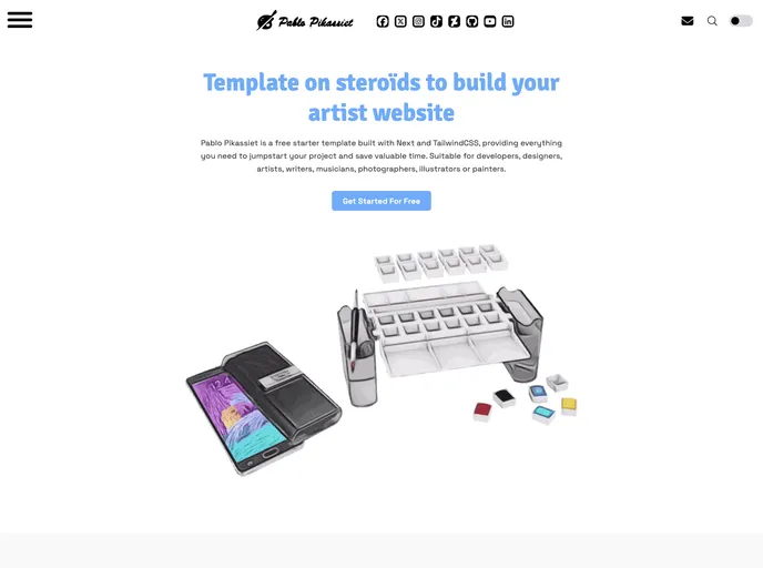 screenshot of Pablo Pikassiet Next Starter
