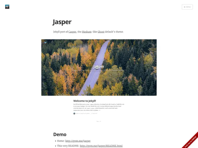 screenshot of Jasper