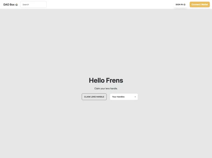 screenshot of Lens Starter Kit