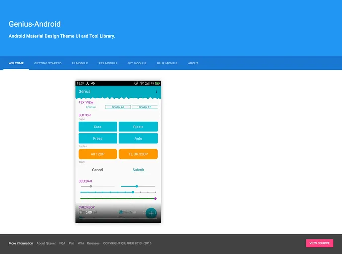 screenshot of Genius Android