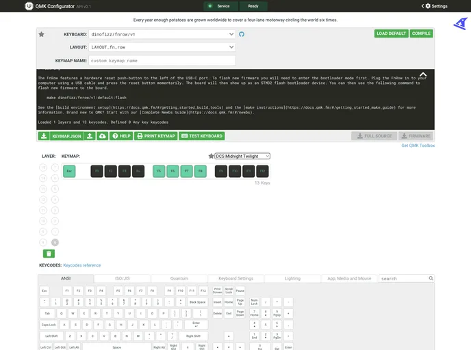 Qmk_configurator screenshot