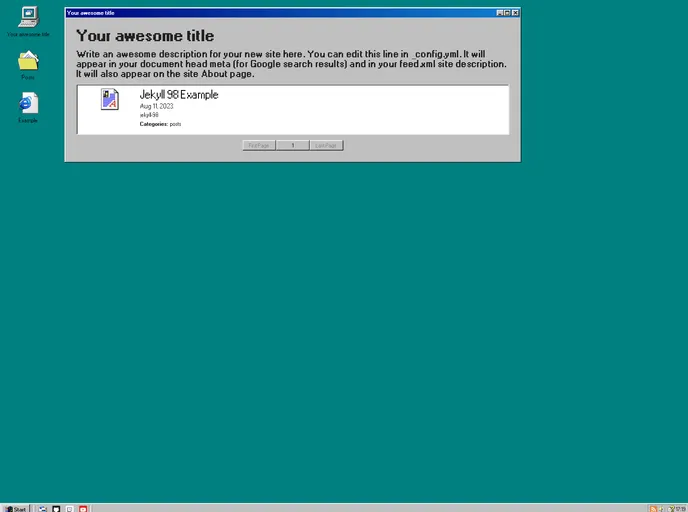 Jekyll 98 screenshot