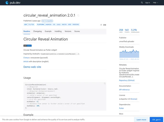 screenshot of Circular_reveal_animation