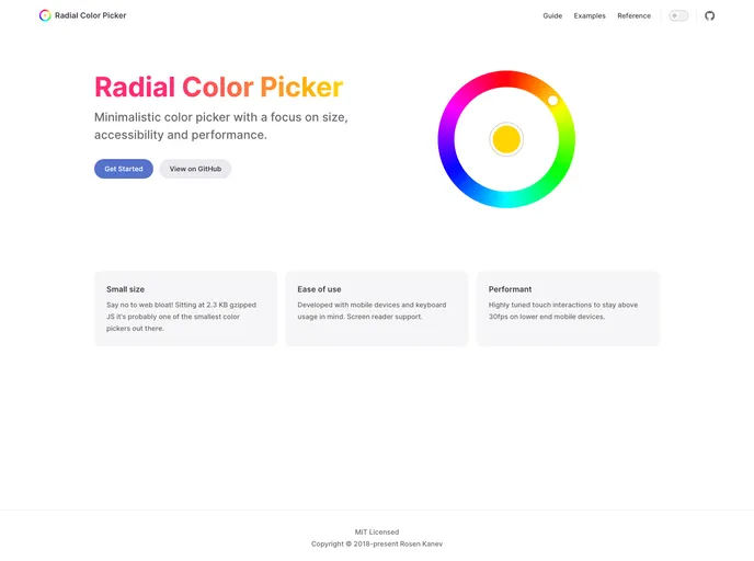 Vue Color Picker screenshot