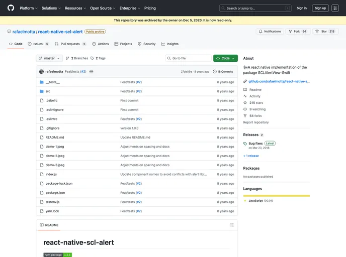 React Native Scl Alert screenshot