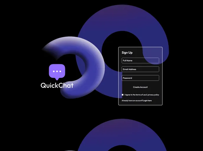 screenshot of QuickChat