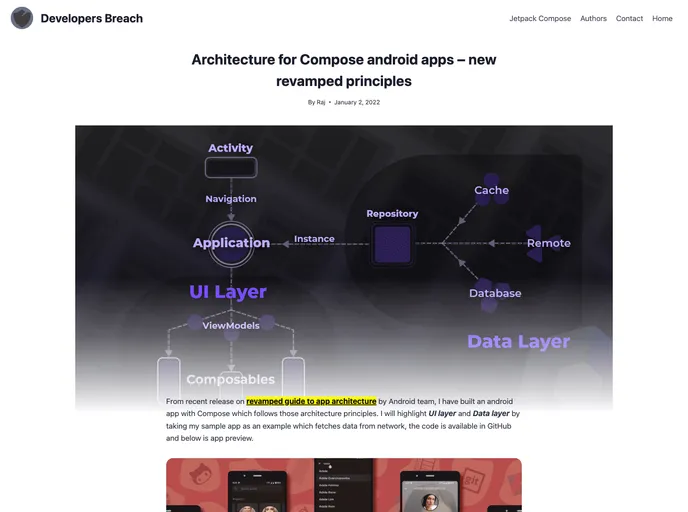 screenshot of Compose Actors
