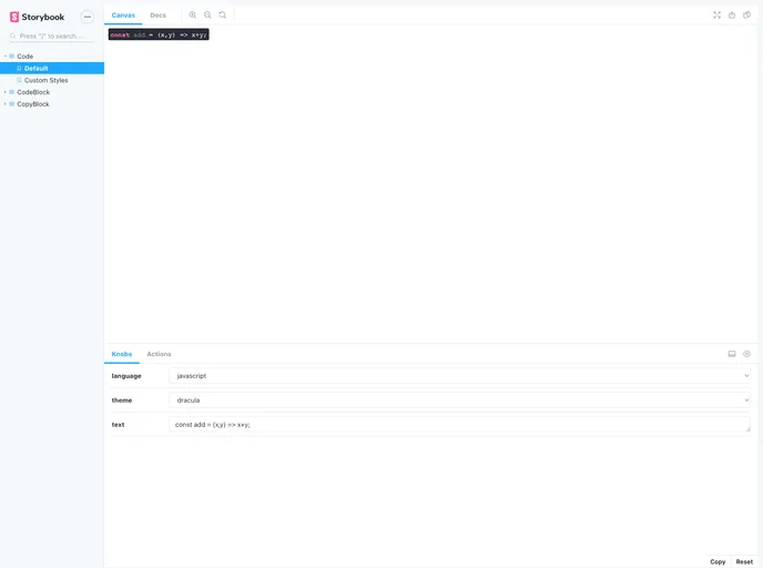 React Code Blocks