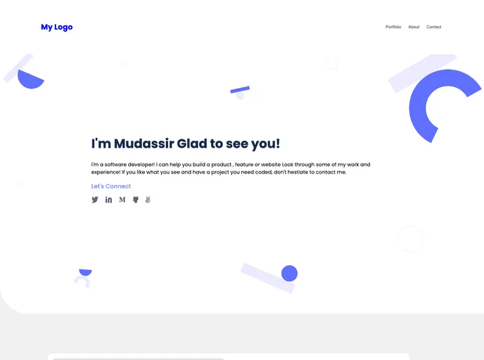 screenshot of Portfolio_project